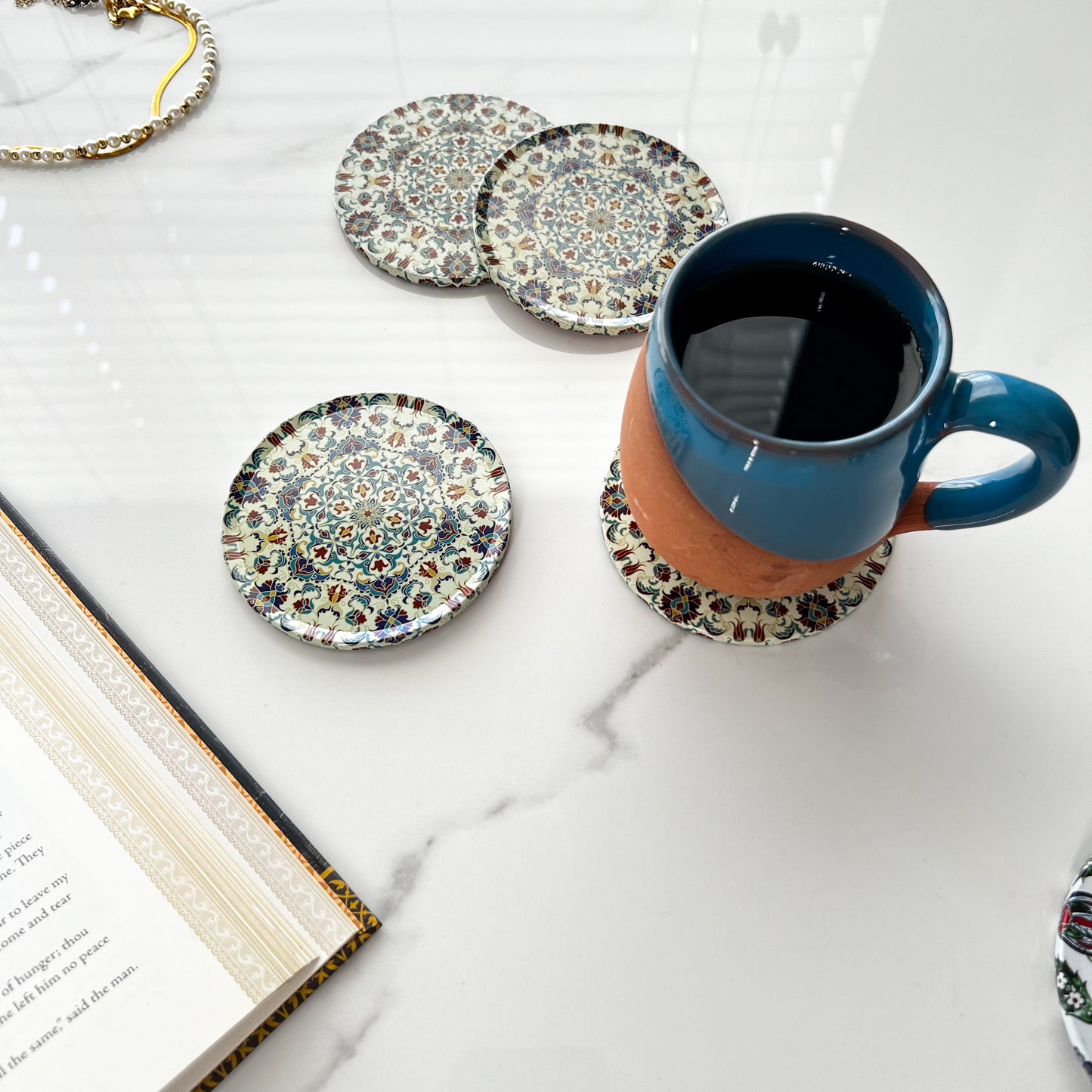 Floral Coaster, Small Gift Ideas, Stocking Stuffers