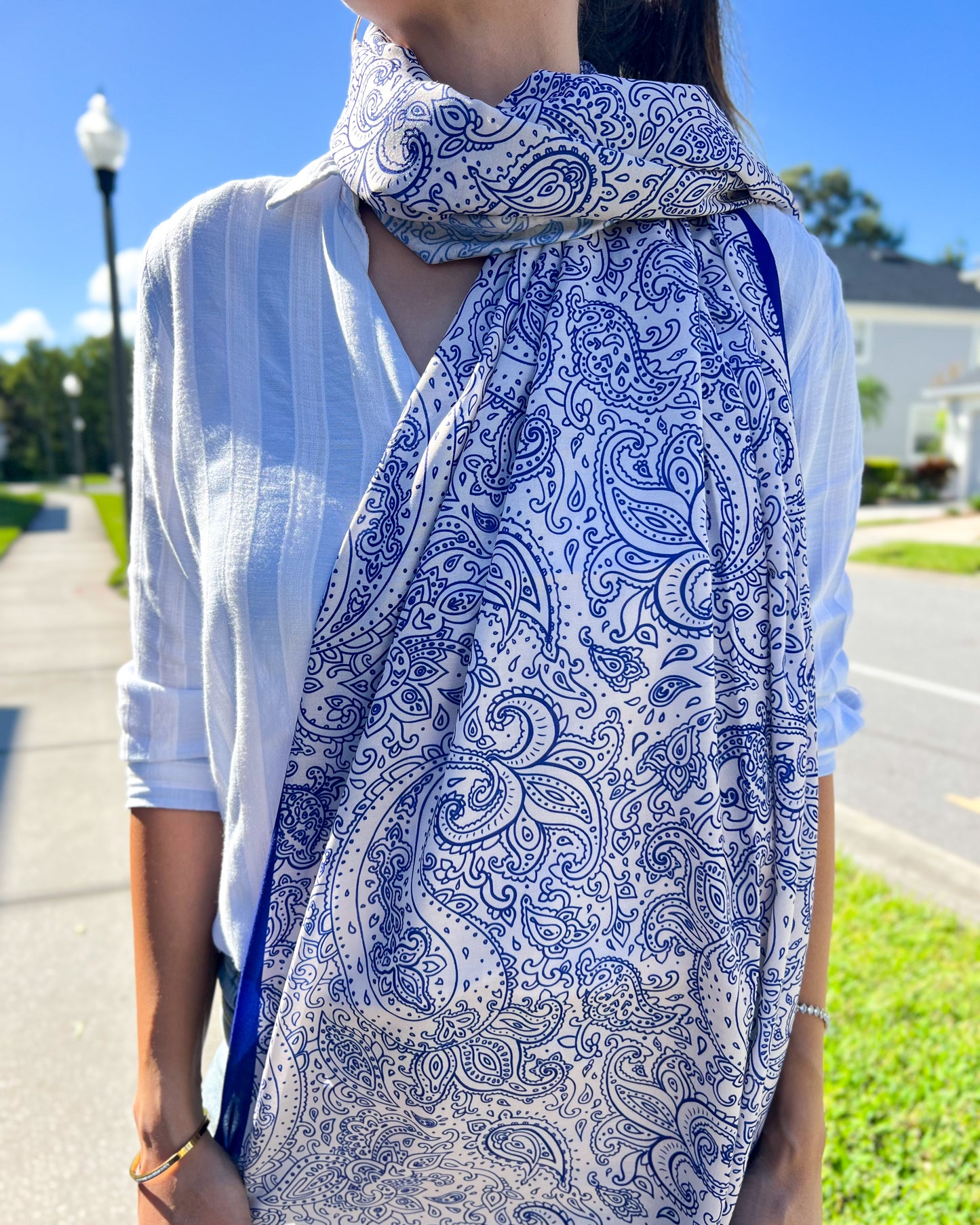 Paisly Wrap, Silky Shawl, Artisan Shawl
