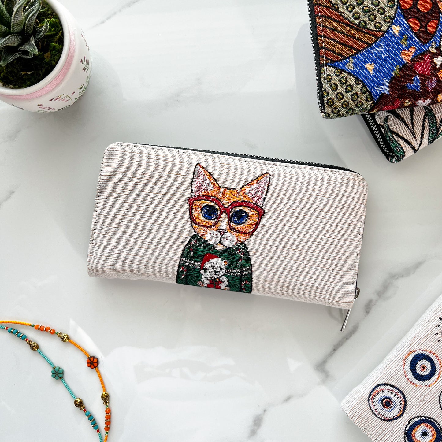 Cat Wallet, Wallet for Cat Lovers, Cute Gifts