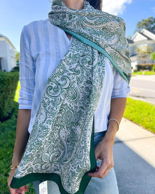 Luxury Wrap, Soft Shawl for Women, Paisley Wrap