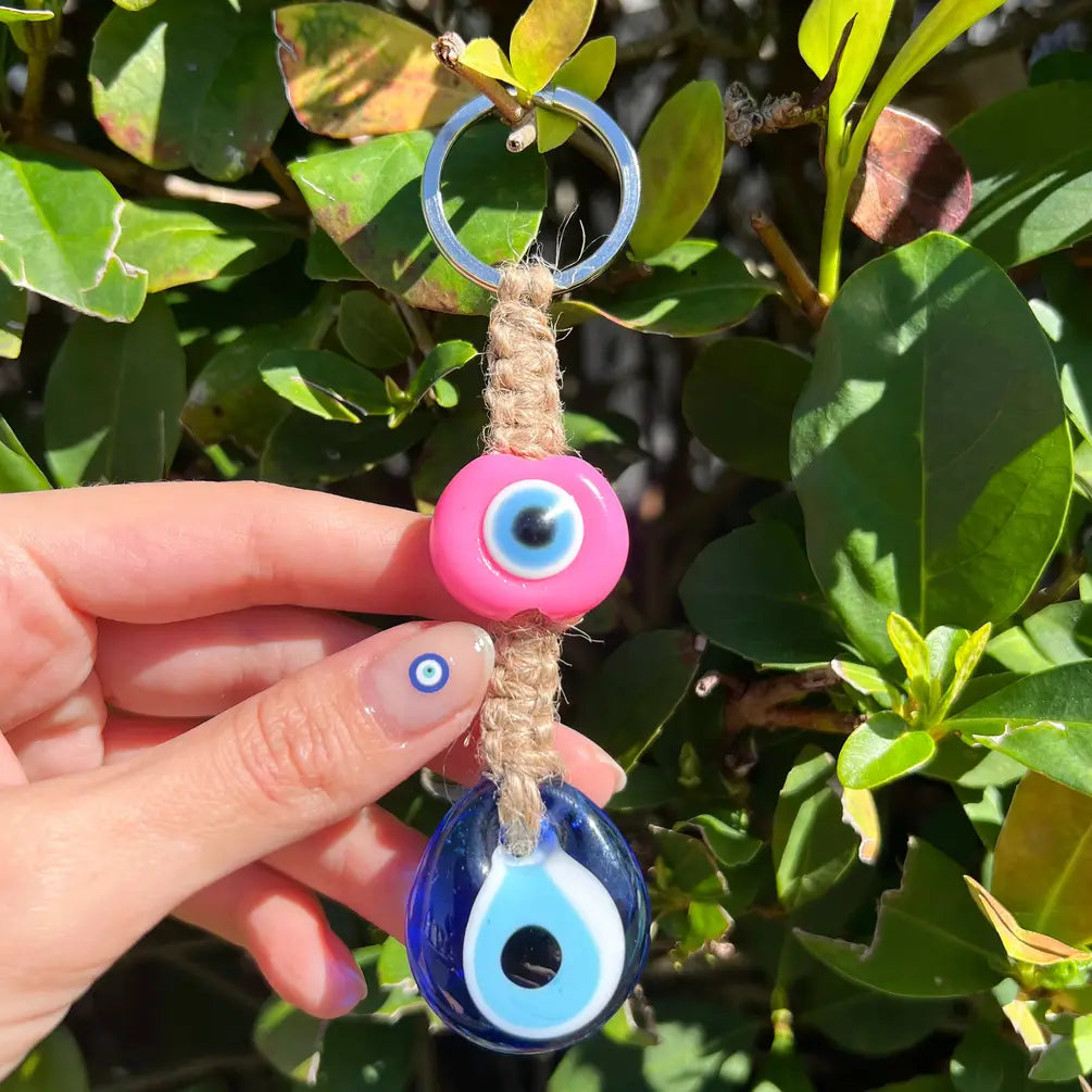 Evil Eye Keychain, Lucky Keychain, Cute Keychain