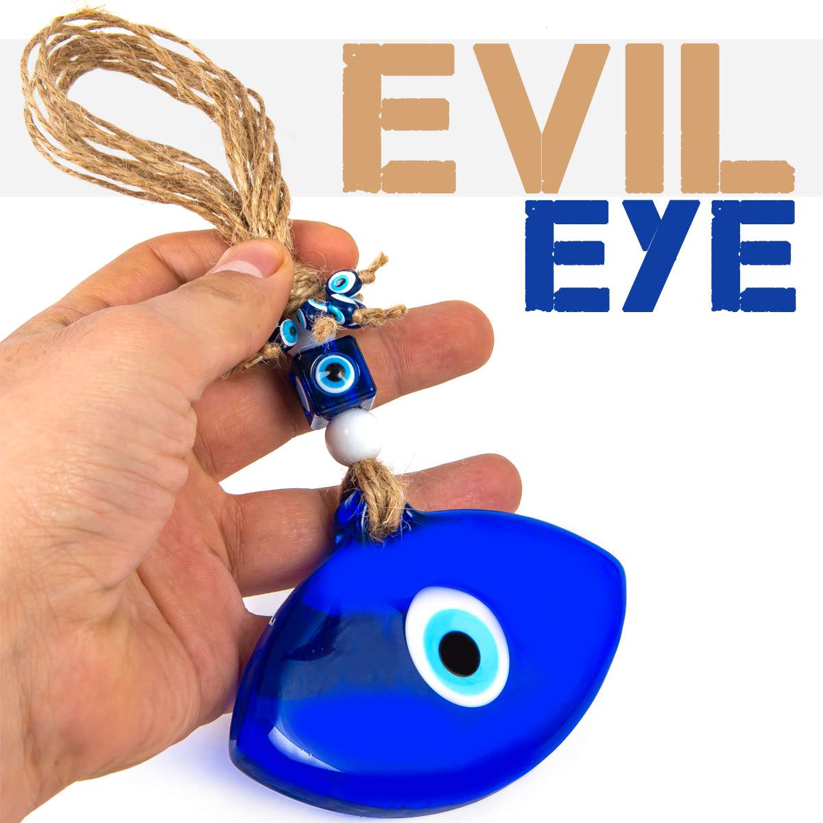 Turkish Evil Eye Wall Decor, Glass Evil Eye, Handmade Wall Decor