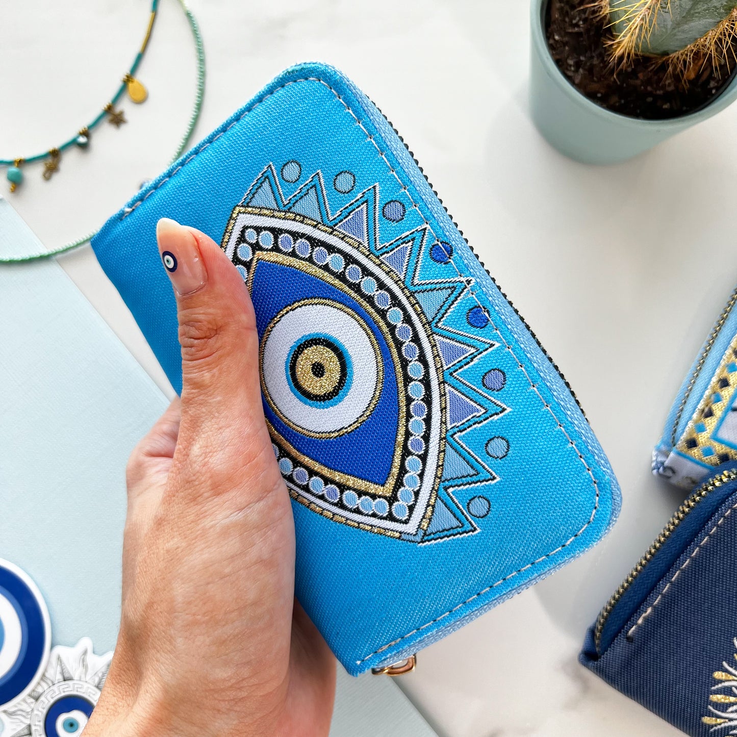 Evil Eye Wallet, Evil Eye Coin Purse