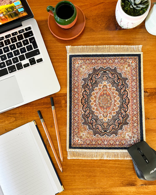 Turkish Miniature Rug, Carpet Mouse Pad, Doll House Rug