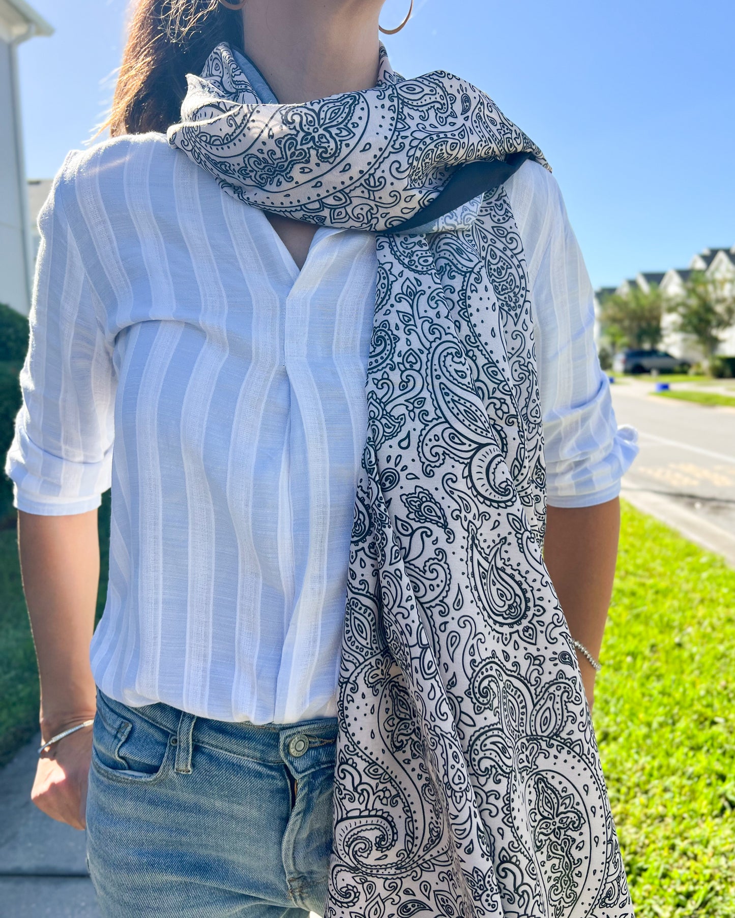 Paisley Shawl, Silky and Soft Wrap, Pashmina for Women