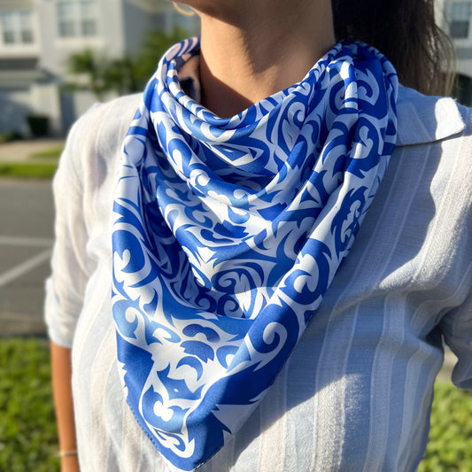 Soft and Silky Scarf, Square Bandana