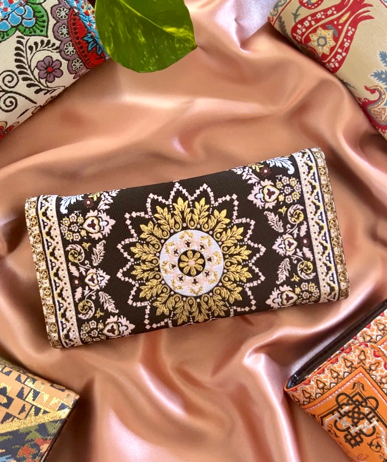 Rug Design Trifold Wallet, Handmade Wallet for Women