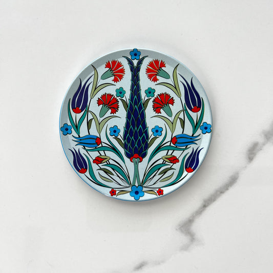 Floral Coaster, Tin Coaster, Cute Coaster