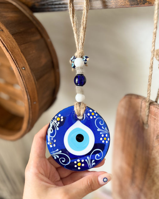 Cute Glass Evil Eye, Evil Eye Decor, Wall Decor