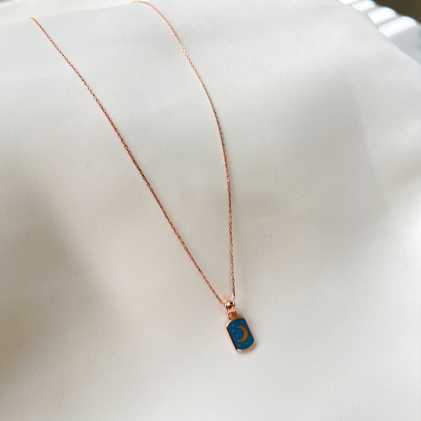 Celestial Sterling Silver Necklace, Boho Necklace, Medallion Necklace