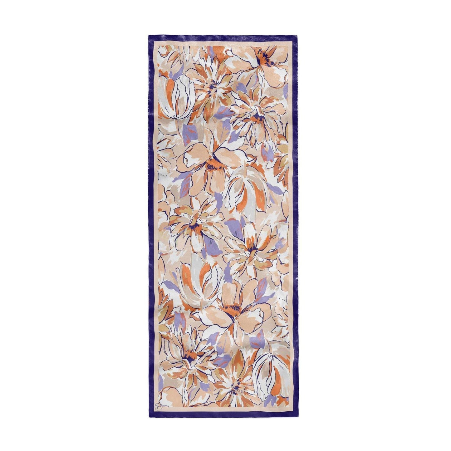 Super Soft Wrap, Silky Pashmina for Women, Floral Scarf