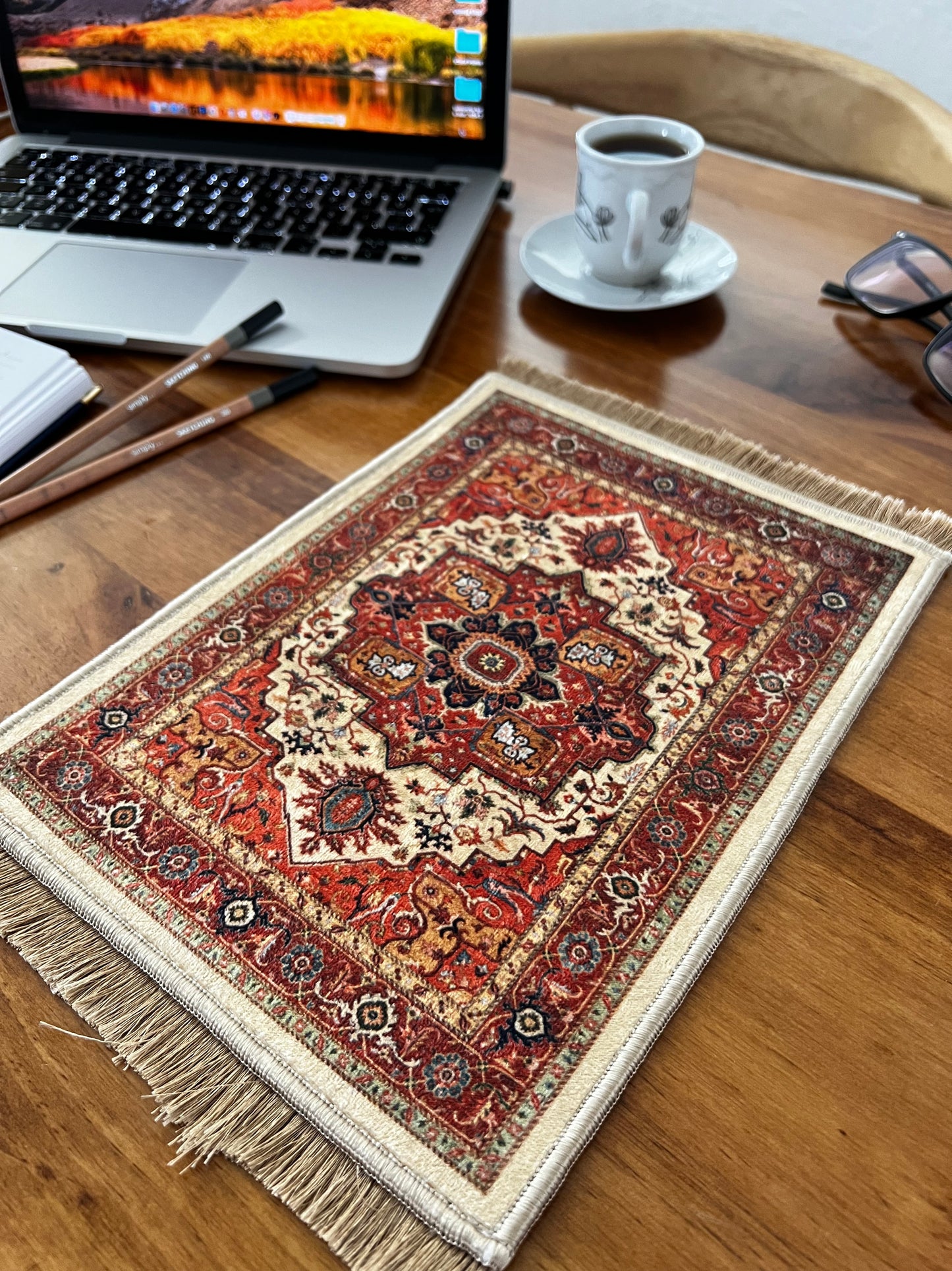 Turkish Rug Design Mouse Pad, Cute Mouse Pad