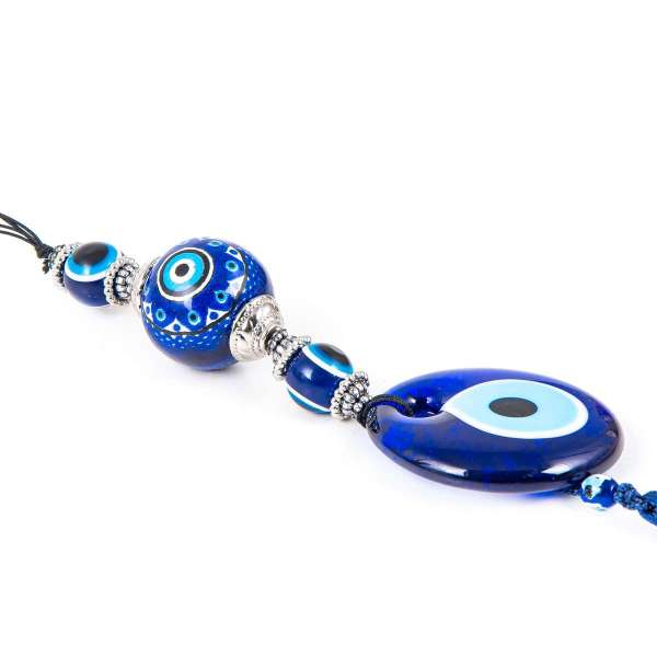 Handmade Evil Eye Wall Hanging, Boho Home Decoration