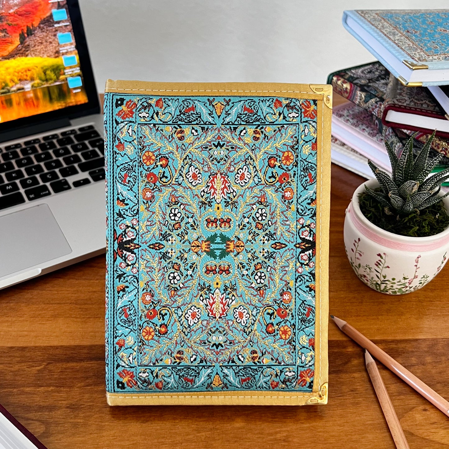 Boho Notebook, Cute Journal, Large Notebook