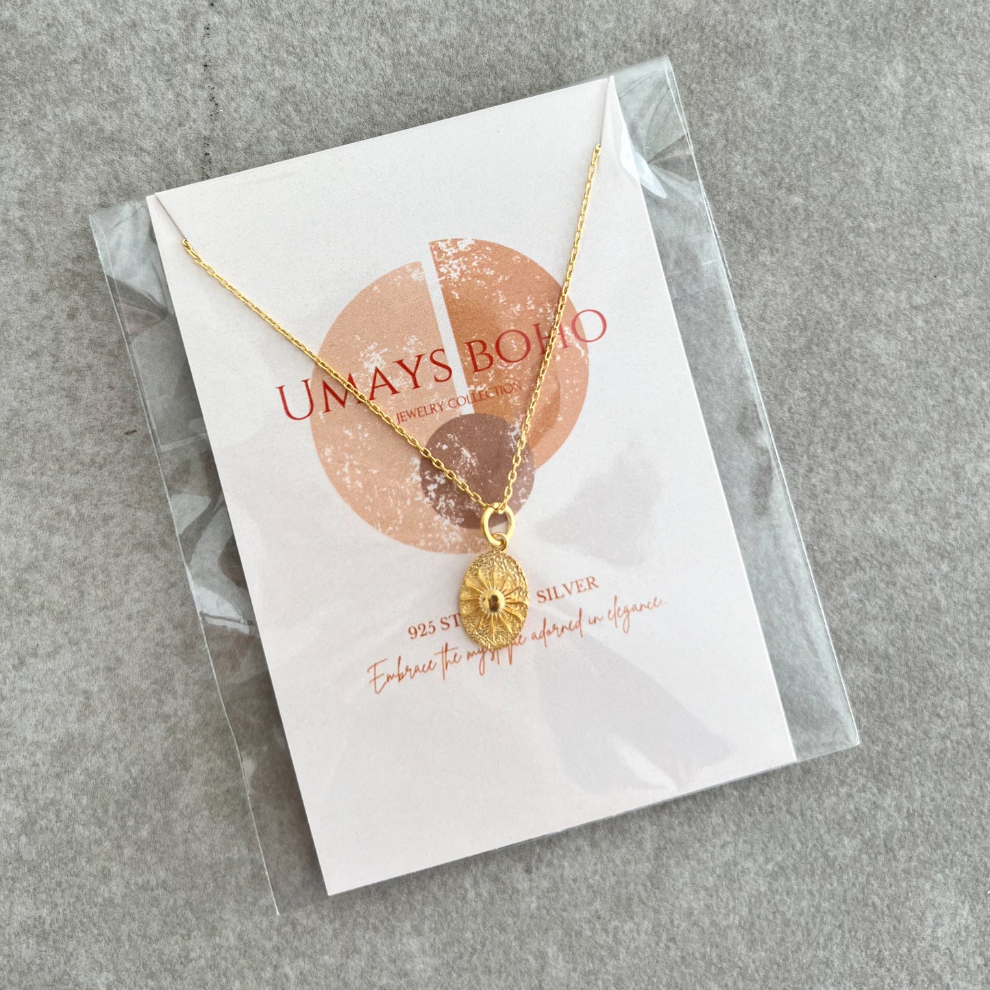 Medallion Necklace, Bohemian Necklace for Women