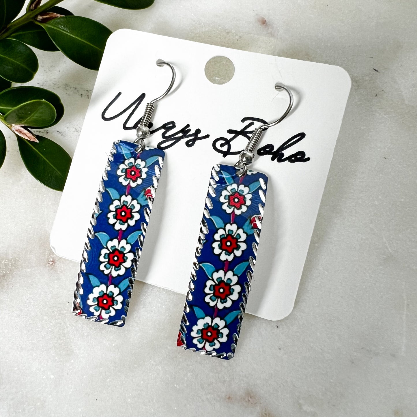 Aluminum Earrings, Boho Earrings, Handmade Earrings, Cute Earrings