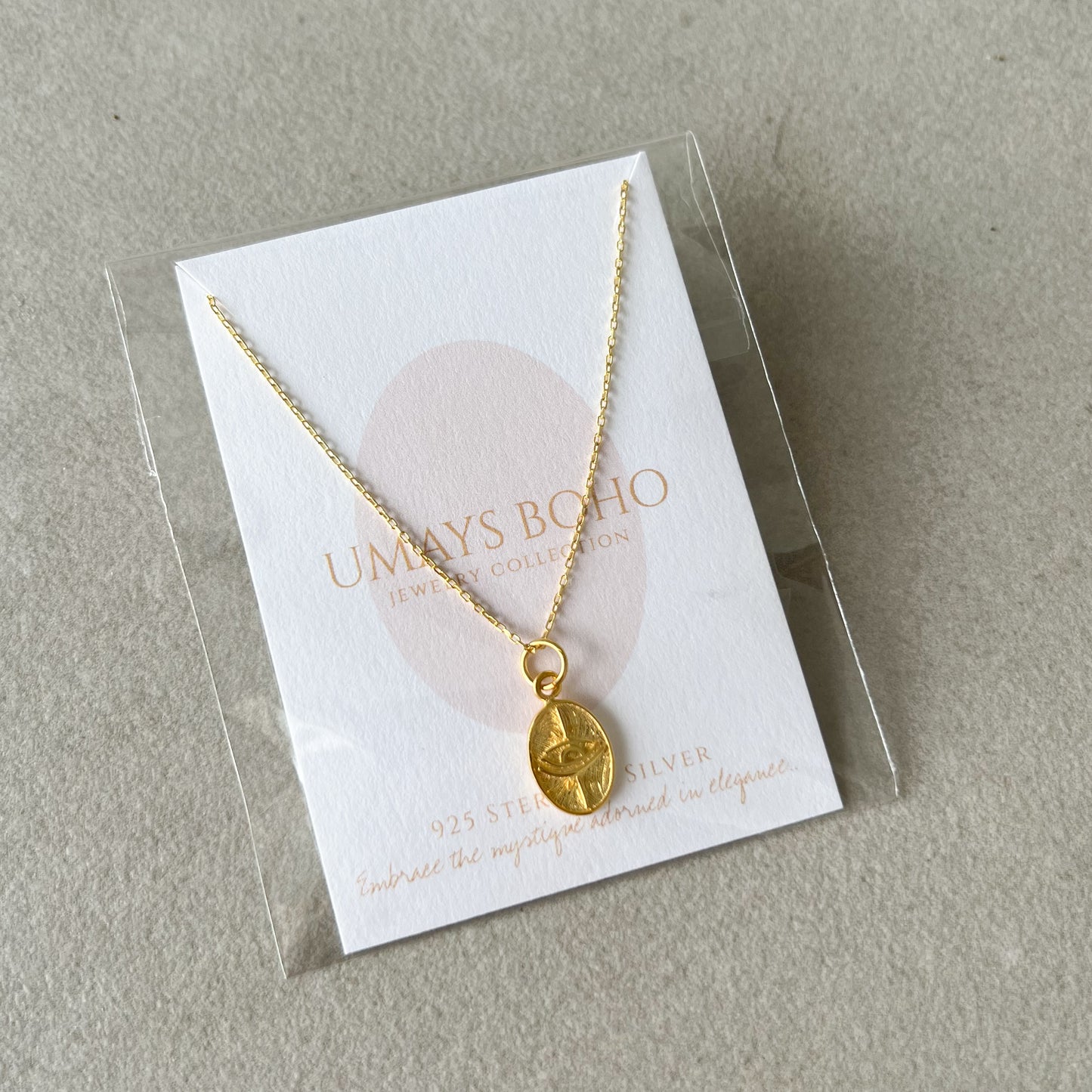 Medallion Necklace, 925 Sterling Silver Necklace