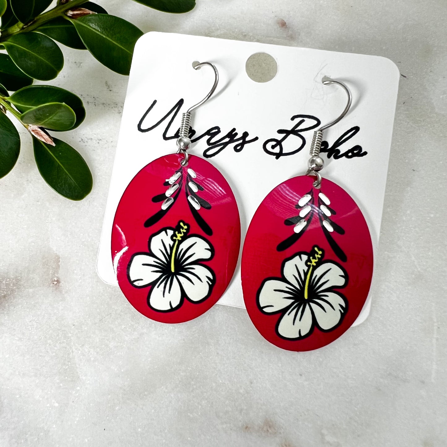 Aluminum Earrings, Boho Earrings, Handmade Earrings, Cute Earrings