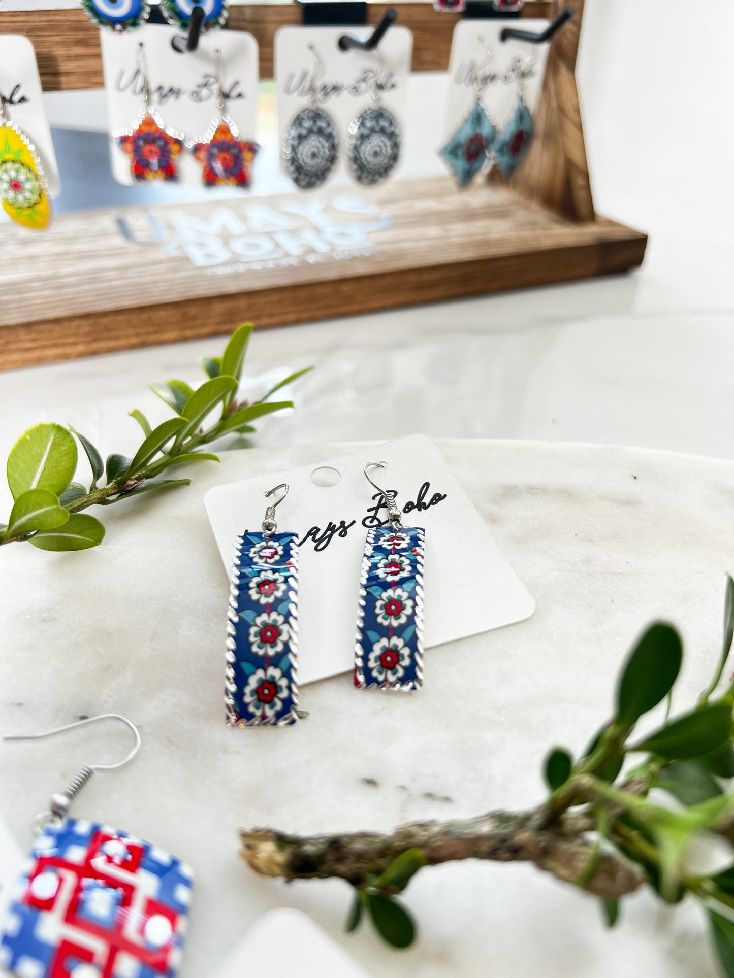 Aluminum Earrings, Boho Earrings, Handmade Earrings, Cute Earrings