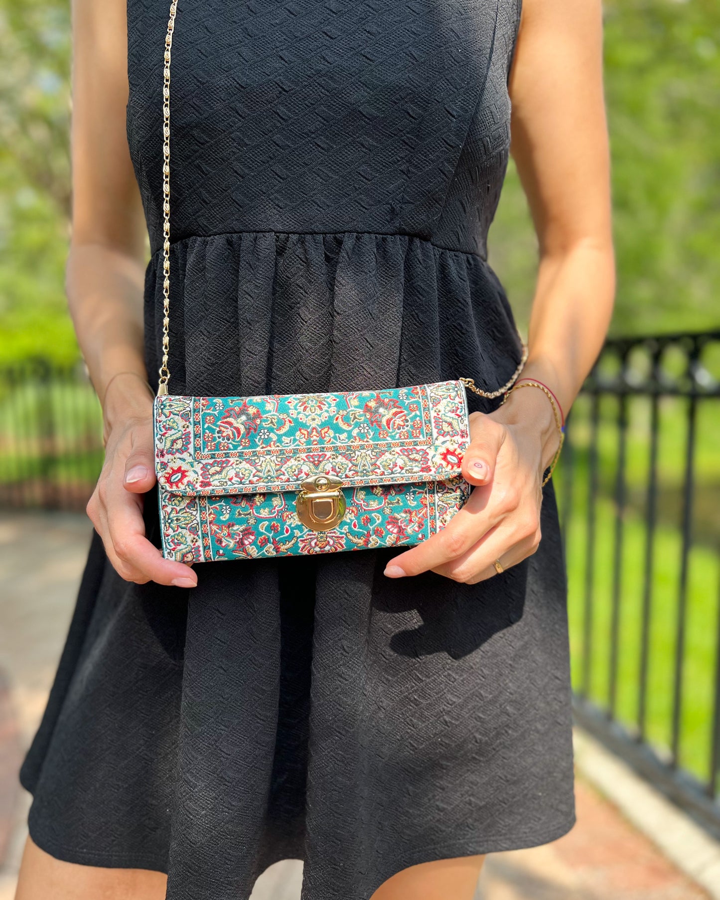 Small Green Shoulder Bag, Boho Crossbody Bag