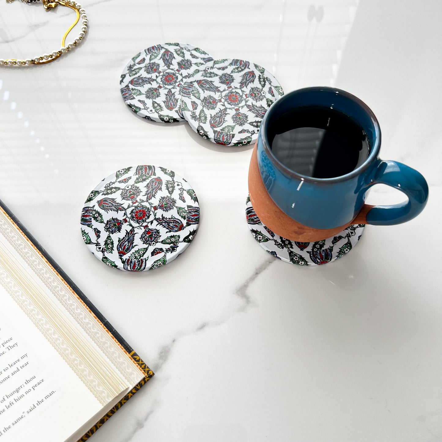 Floral Coaster, Small Christmas Gifts for Women, Home Decor