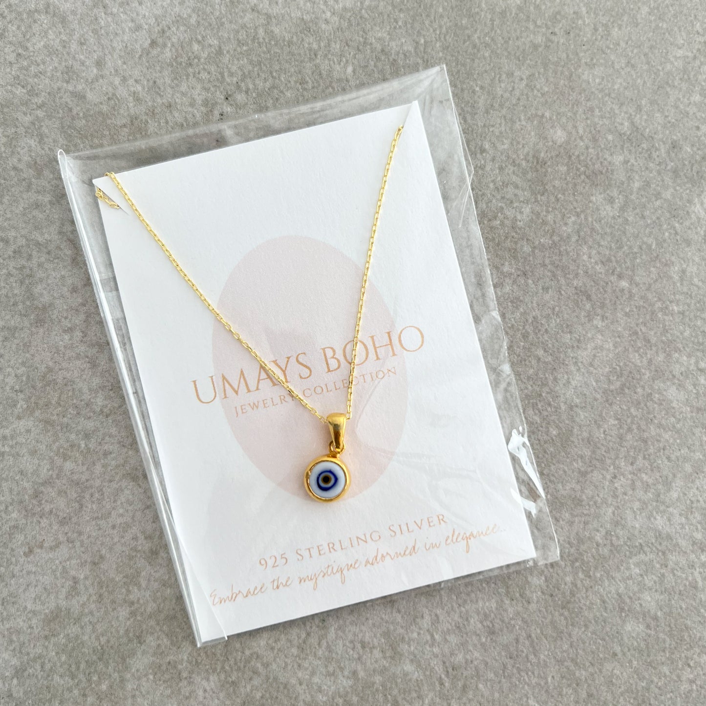 Bohemian Necklace, Evil Eye Necklace, Boho Jewelry