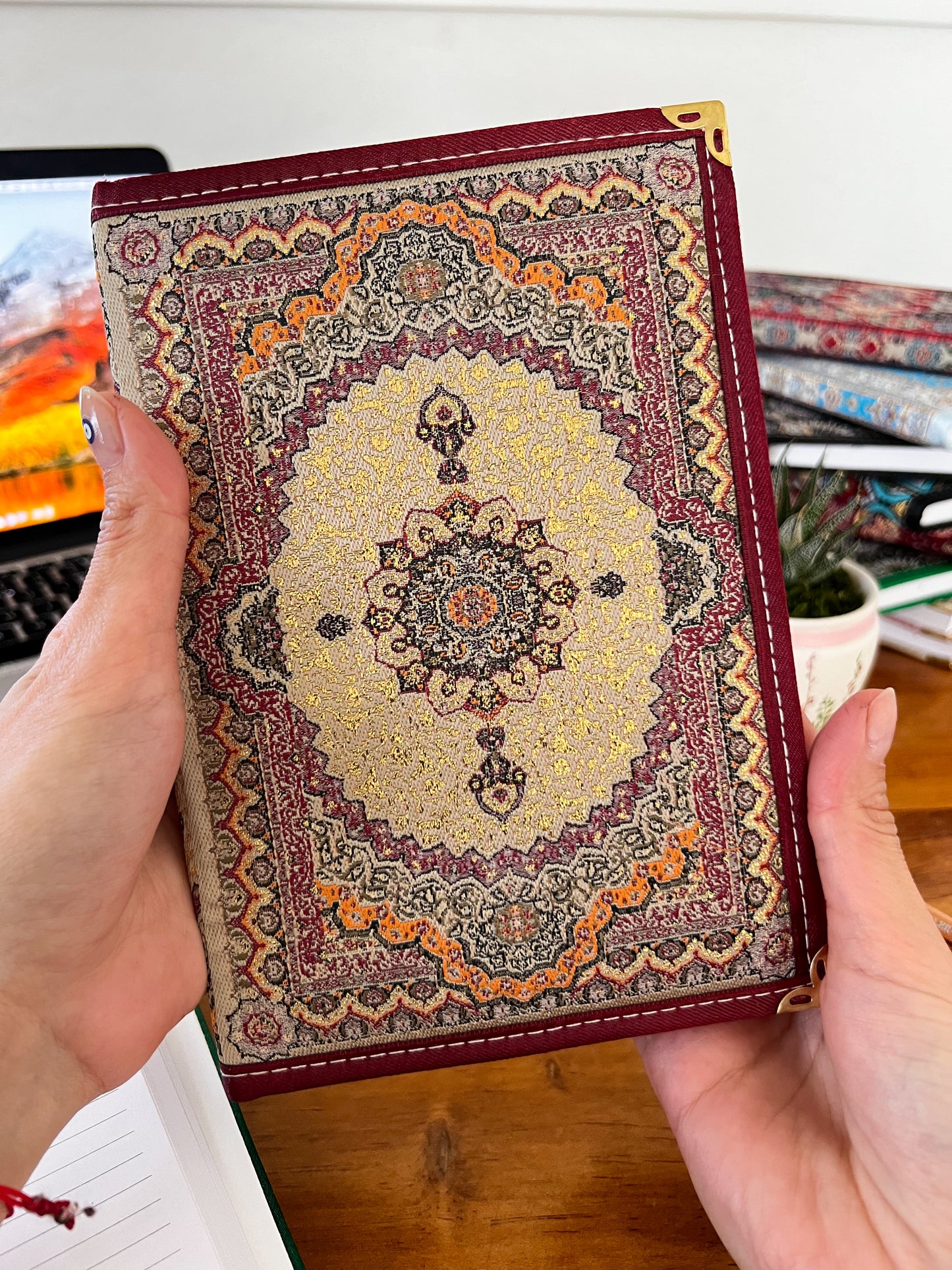 Cute Notebook, Handmade Journal, Boho Notebook
