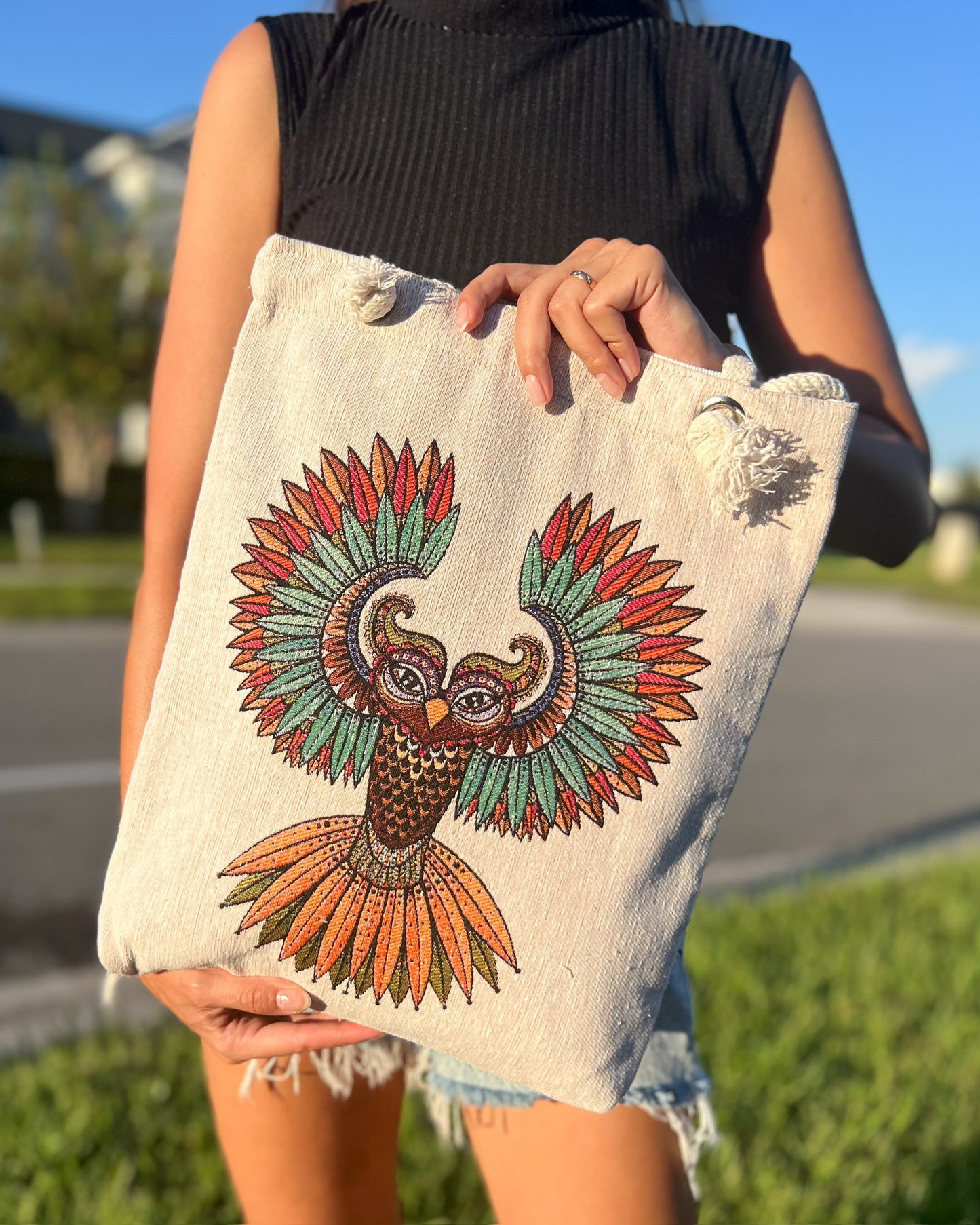 Cute Tote Bag, Daily Shoulder Bag, Handmade Bag for Women