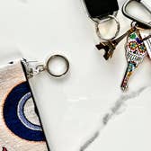 Handmade Clutch, Wallet with Wristlet, Boho Clutch Bag