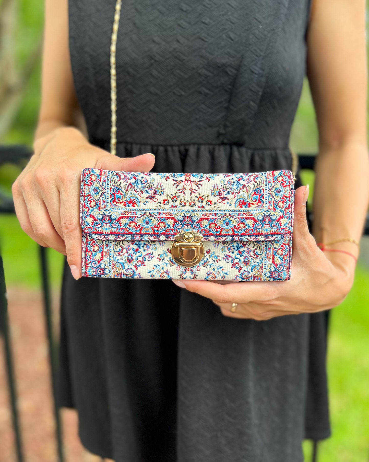 Beige Crossbody Bag, Cute Shoulder Bag, Rug Design Bag