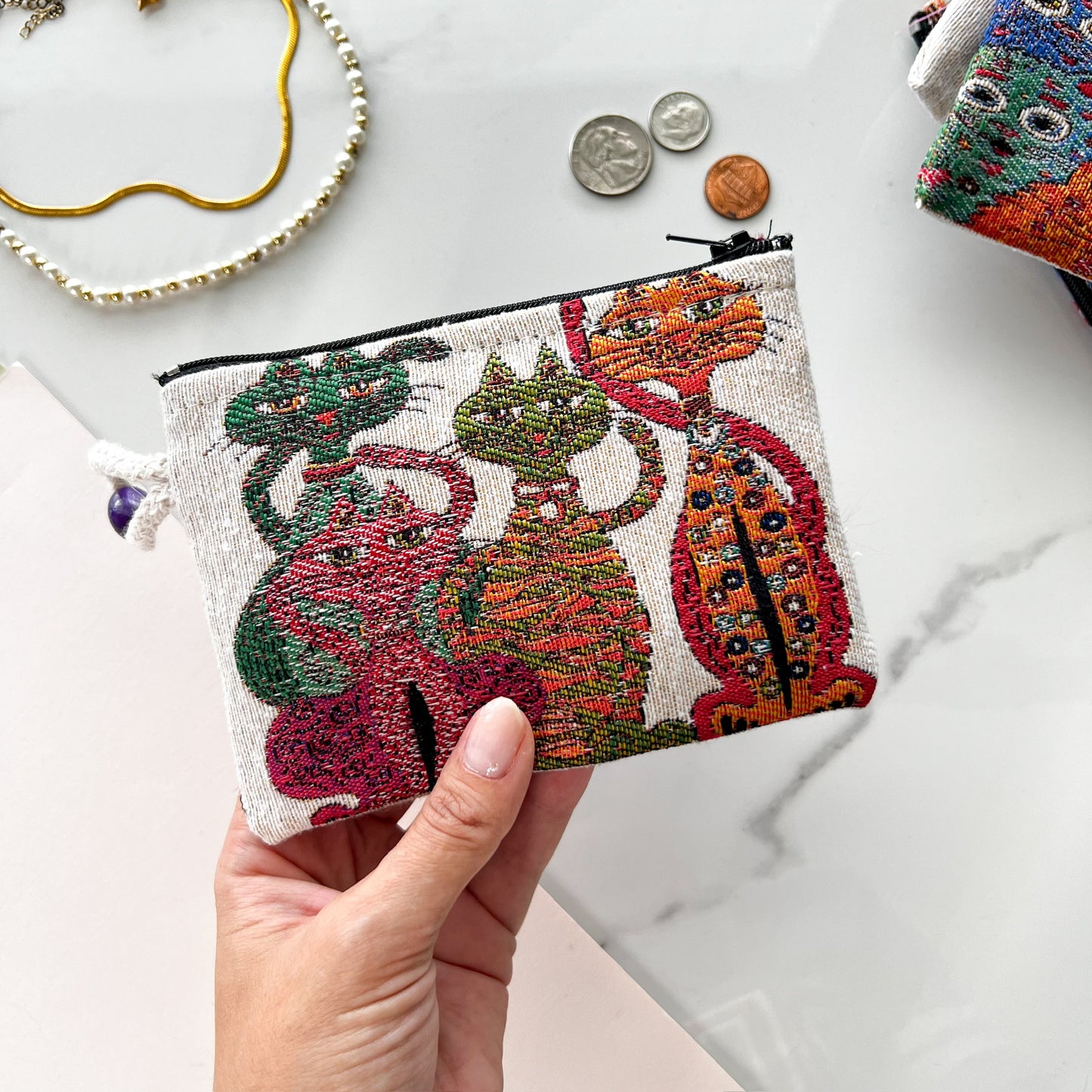 Handmade Coin Purse, Cute Gifts for Christmas, Animal Lover Gifts