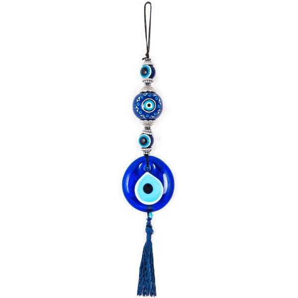 Handmade Evil Eye Wall Hanging, Boho Home Decoration
