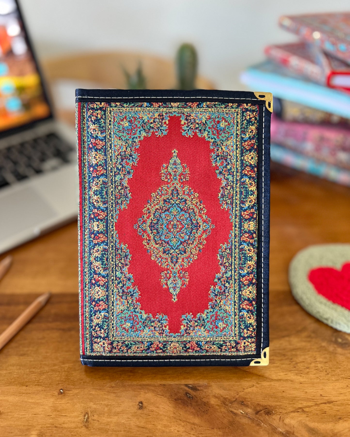 Rug Design Notebook, Boho Journal, Stationery Gifts for Women