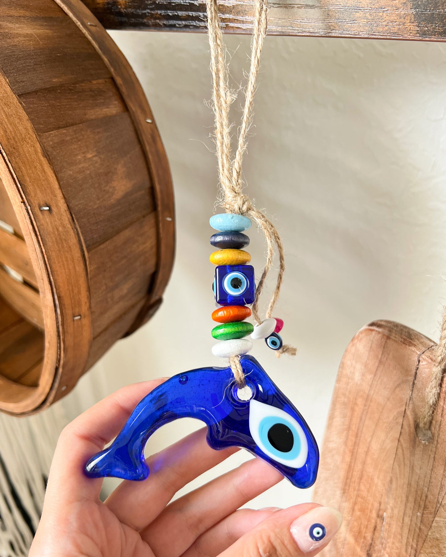 Cute Evil Eye, Glass Evil Eye Wall Decor