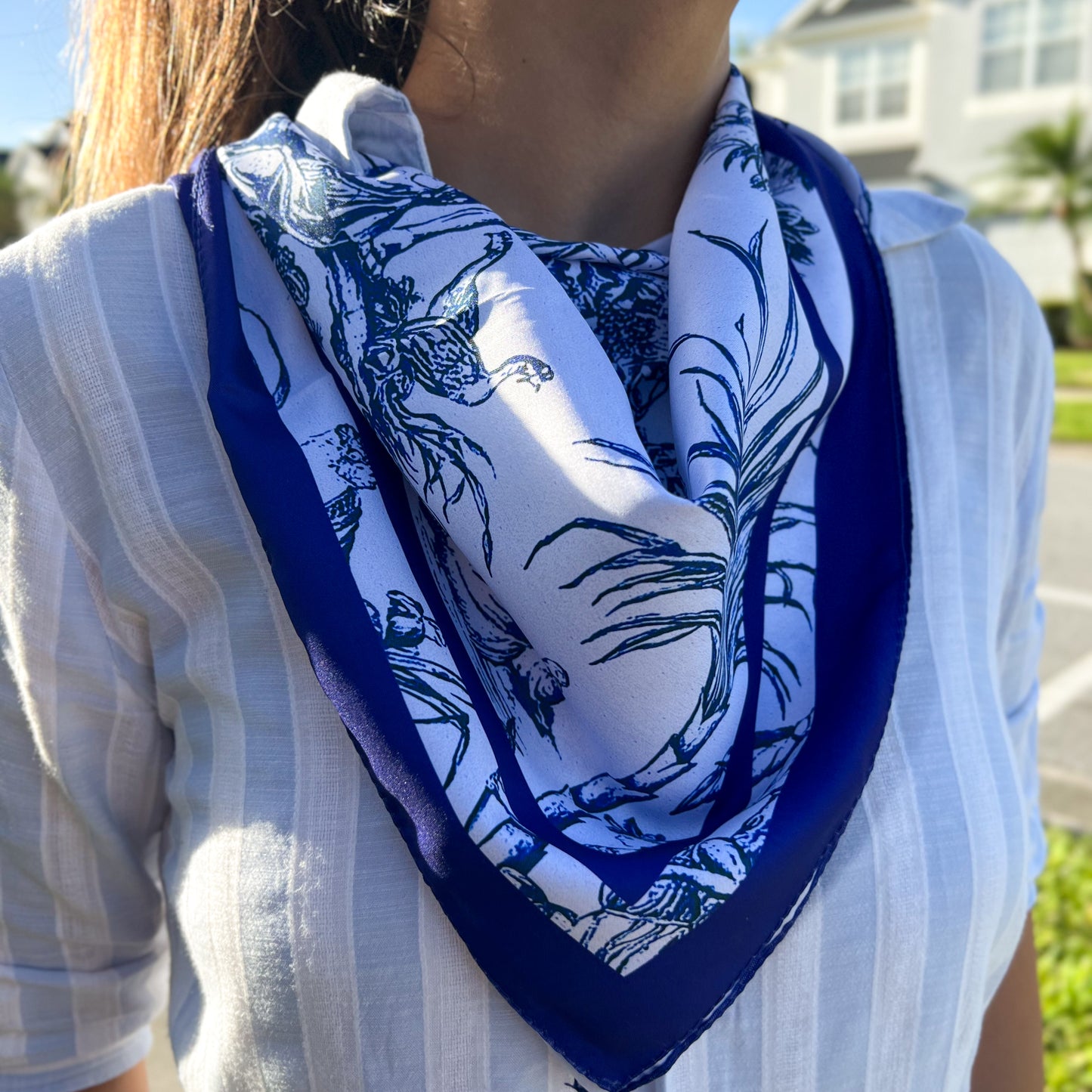Artsy Bandana, Floral Bandana, Soft Bandana