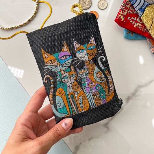 Cute Coin Purse, Cat Design Purse, Gift for Cat Mom