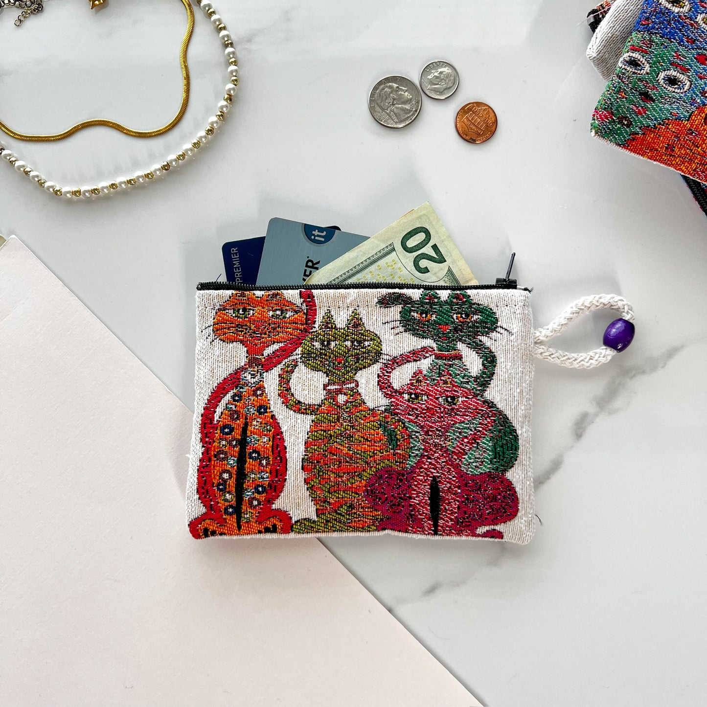 Handmade Coin Purse, Cute Gifts for Christmas, Animal Lover Gifts