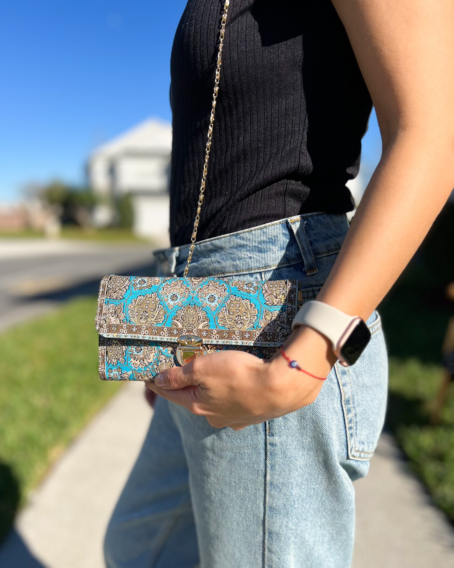 Boho Shoulder Bag, Small Crossbody Bag, Handmade Bag for Women