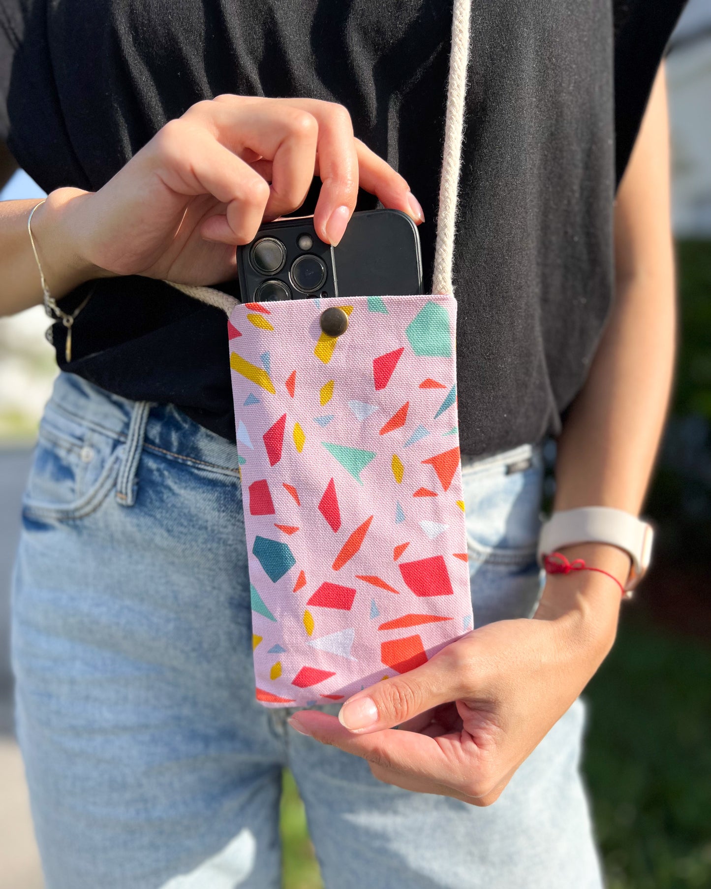 Handmade Slim Bag for Cellphone and Travel