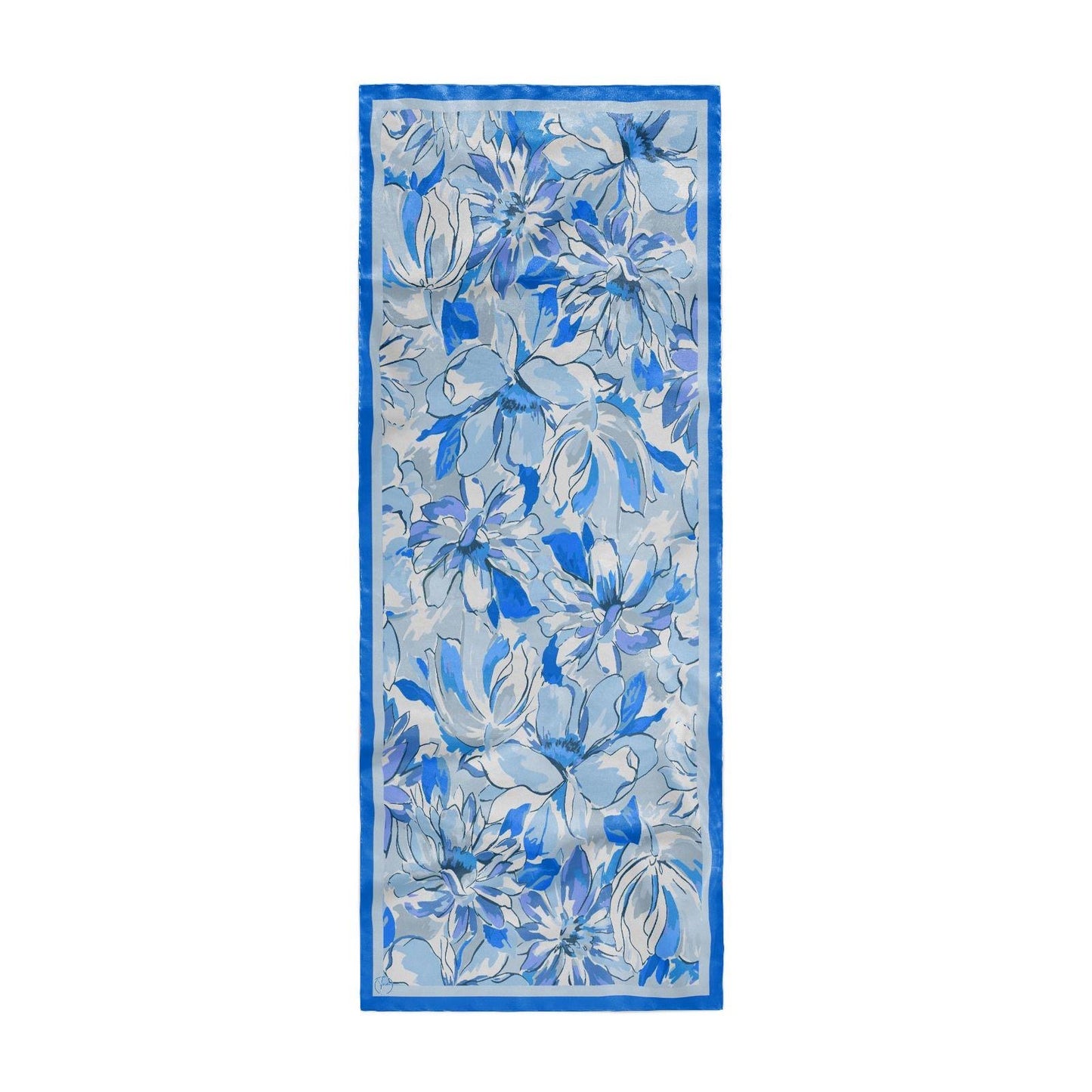 Elegant and Soft Shawls, Floral Pashmina, Silky Scarf for Women