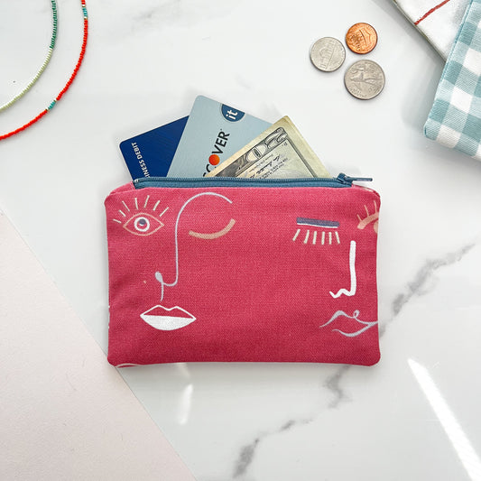 Cute Coin Purse, Handmade Fabric Pouch, Small Pouch