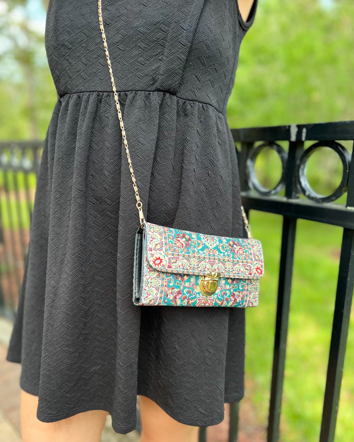 Small Green Shoulder Bag, Boho Crossbody Bag