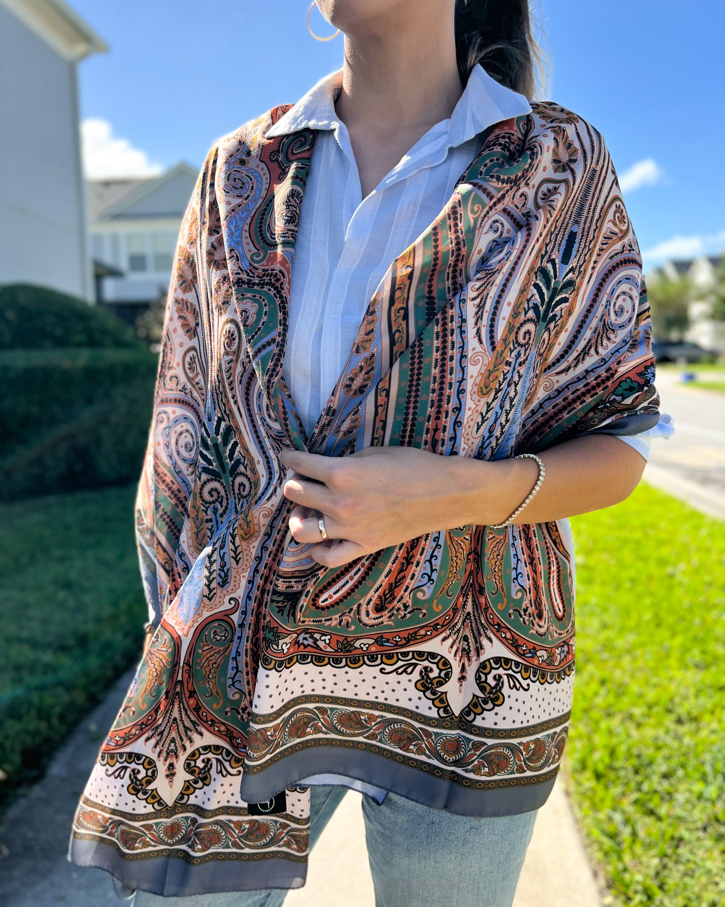 Soft Wrap, Artisan Shawl, Boho Pashmina