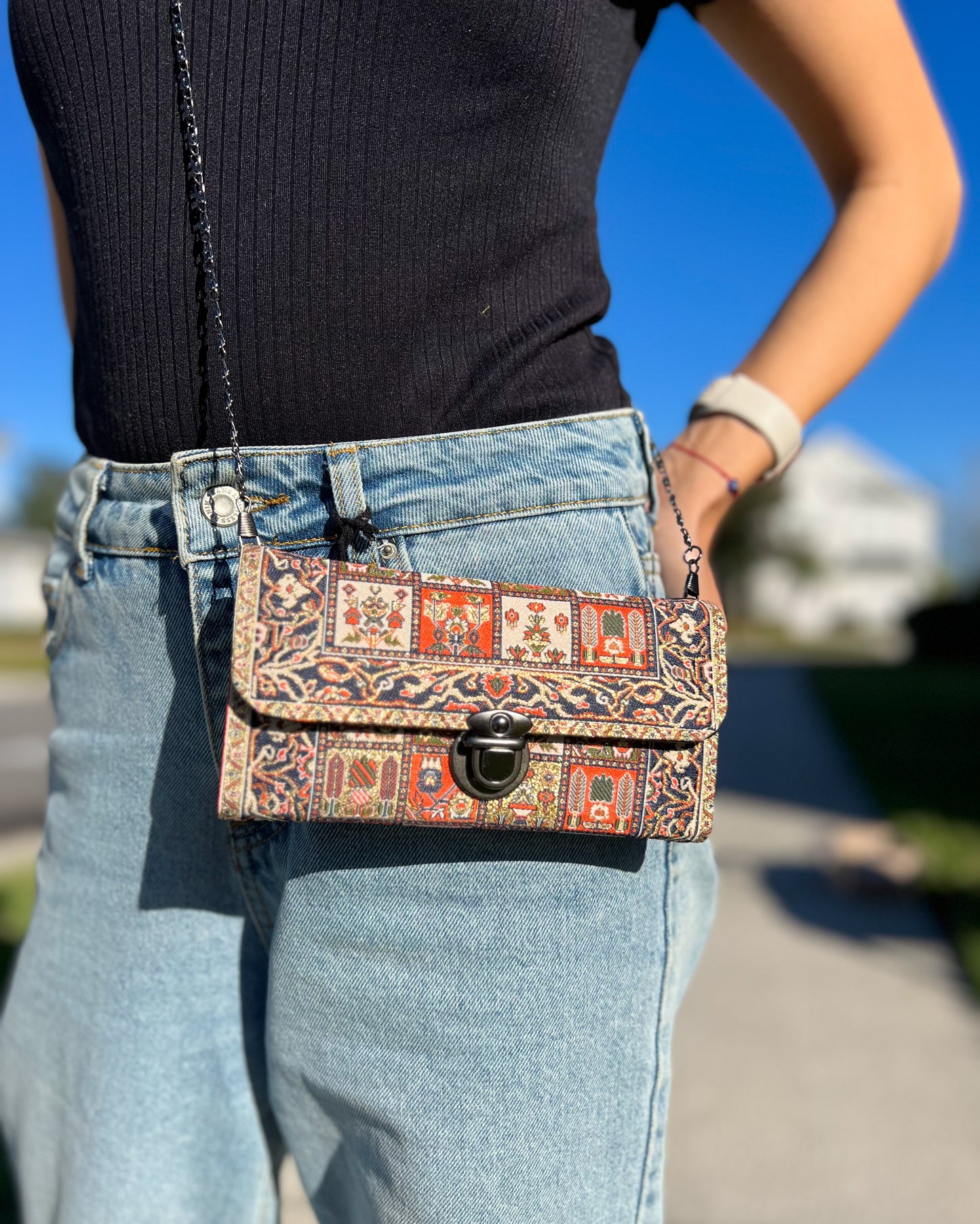 Small Crossbody Bag for Women, Handmade Shoulder Bag, Boho Shoulder Bag