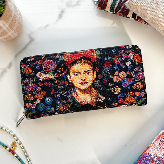 Wallet for Women, Frida Kahlo, Handmade Wallet