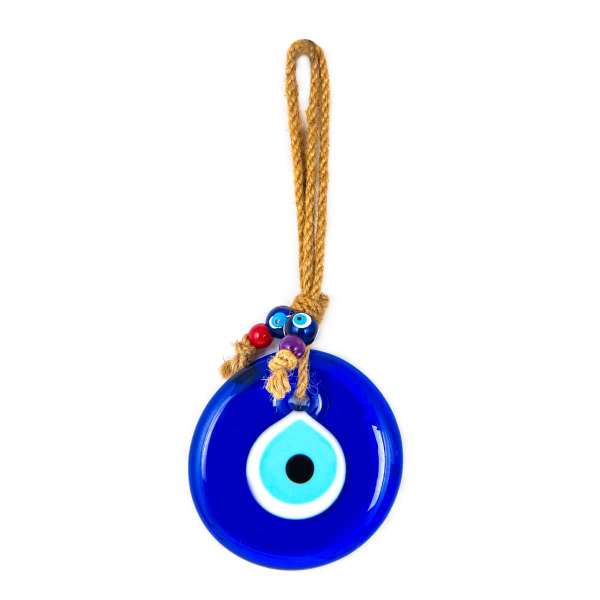 Large Boho Wall Hanging, Evil Eye Decor