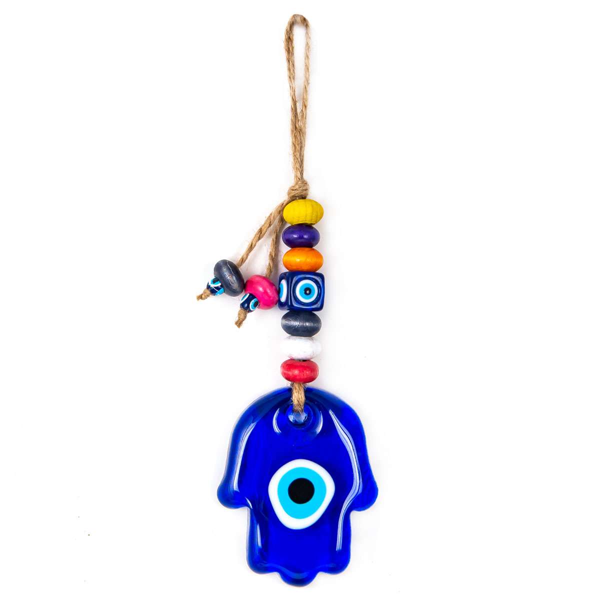 Hamsa Hand Wall Hanging, Evil Eye Decor, Protection Wall Art