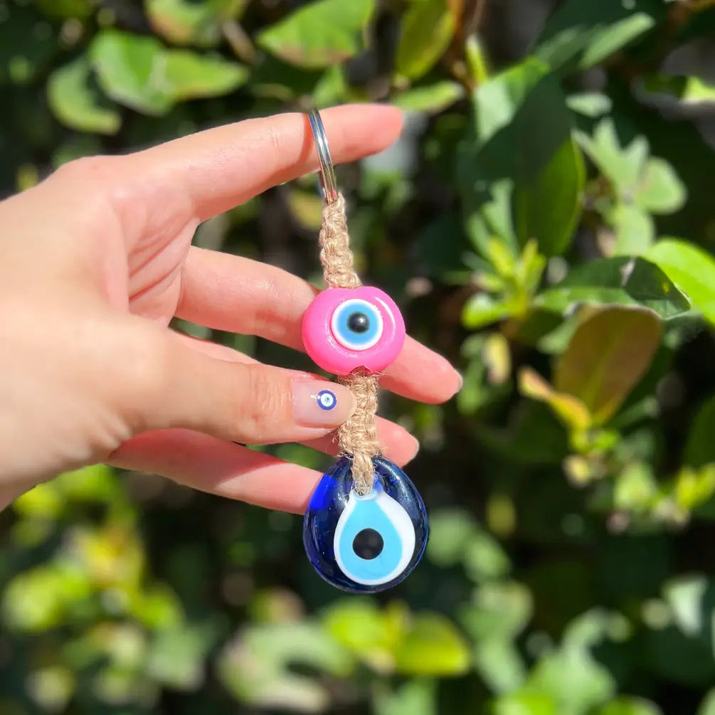 Evil Eye Keychain, Lucky Keychain, Cute Keychain