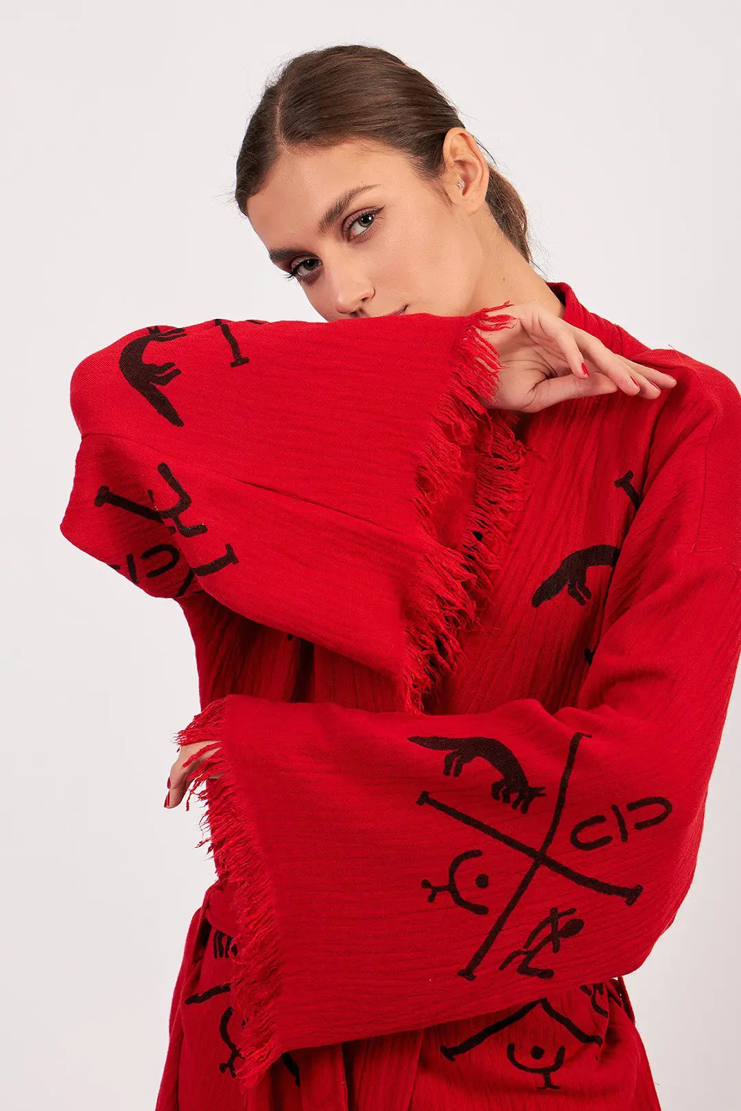 Organic Cotton Kimono, Christmas Gift for Women