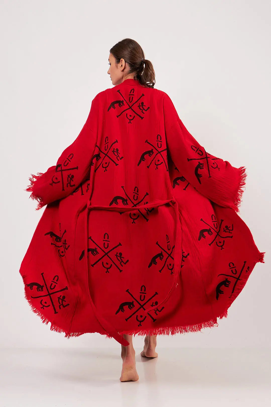 Organic Cotton Kimono, Christmas Gift for Women